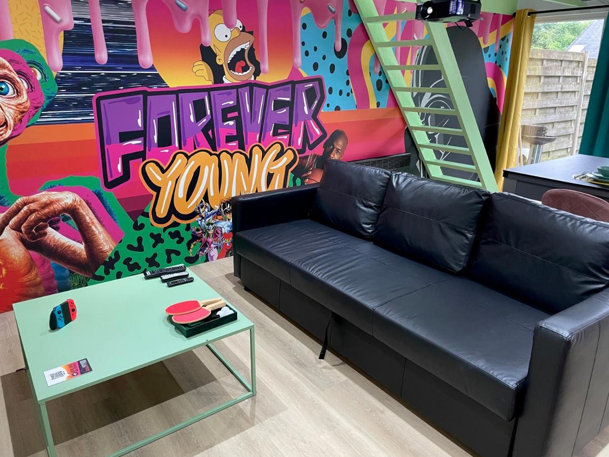 Capsule Forever Young - Jacuzzi - Sauna - Billard - Arcade De Jeux - Netflix & Home Cinema - Ping Pong Hastiere-par-dela Eksteriør billede